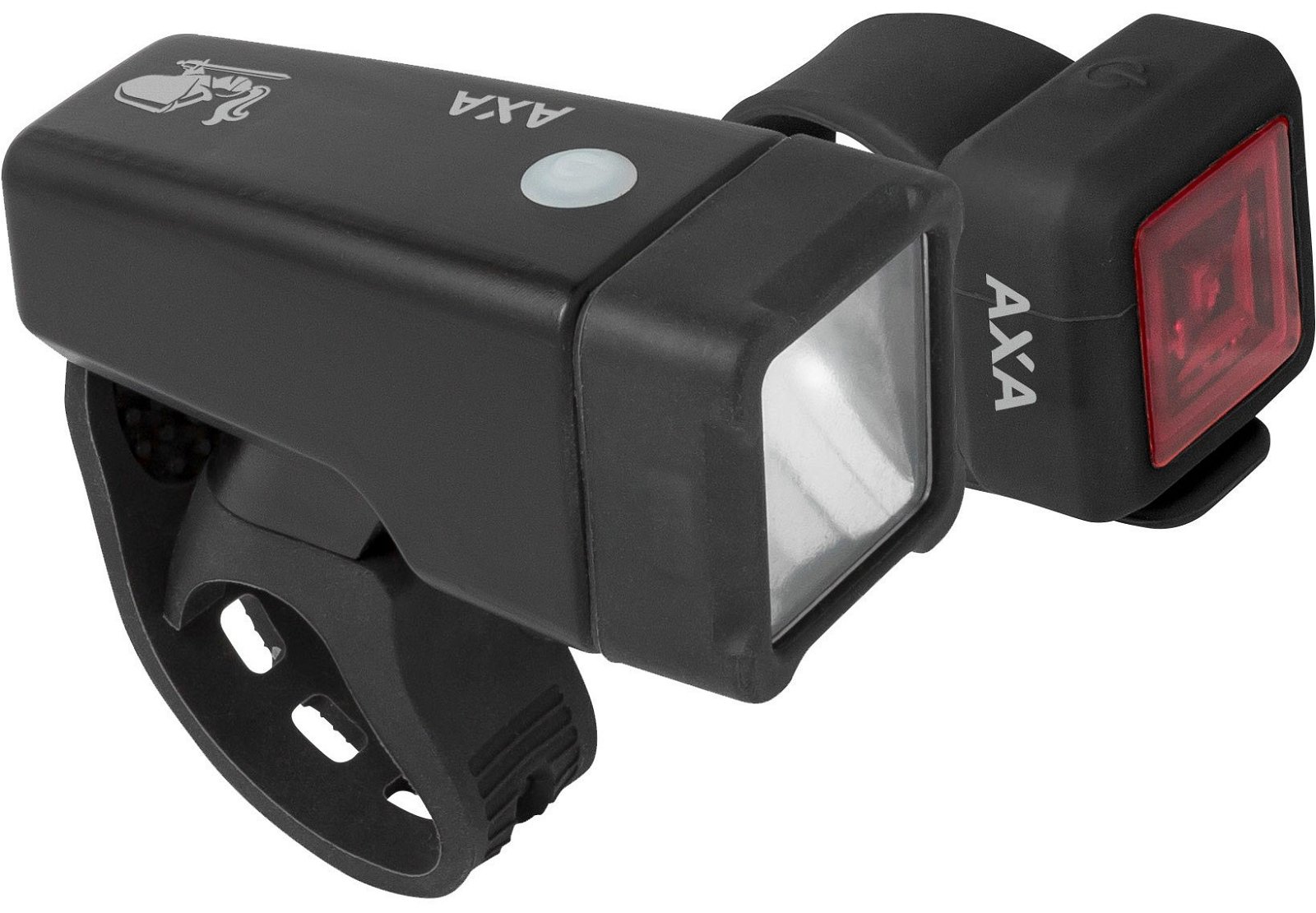 AXA verlichtingsset Niteline T1 LED batterij zwart