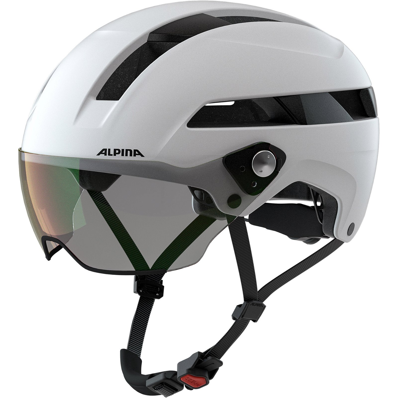 Alpina helm SOHO VISOR V white matt 