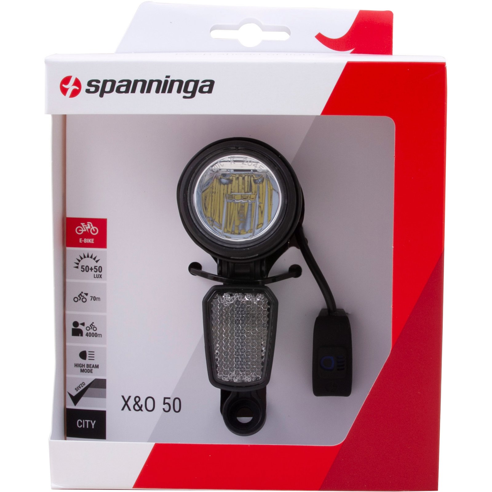 Spanninga koplamp X&O 50 XE 6-36VDC + reflector