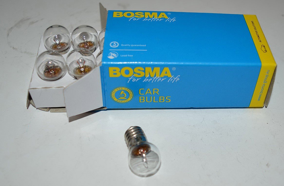 Lamp 6V-7.5W E10 Bosma 510643 o.a. Solex