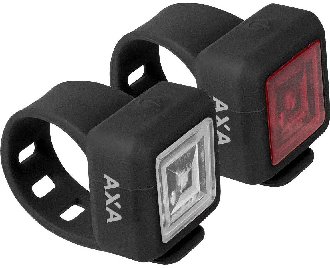AXA verlichtingsset Niteline 11 LED batterij zwart