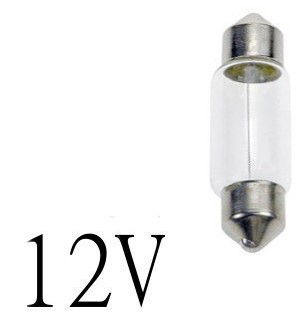 Lamp 12V-10W buis 11x37 (10x36) p/st