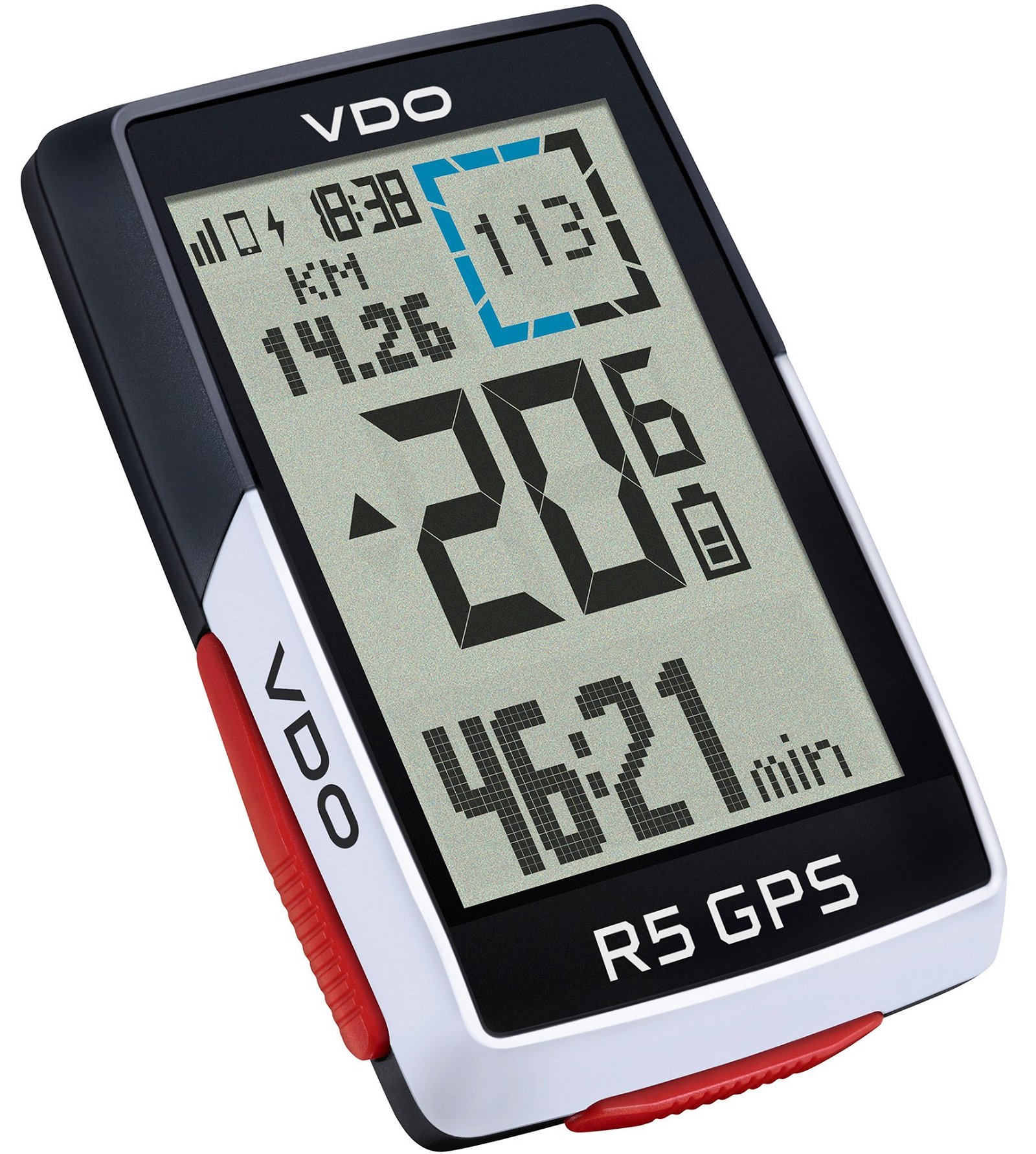 VDO Computer R5 GPS Set GPS, HR, cadans, speed, USB