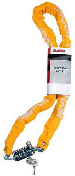 Simson kettingslot 7mm 120cm Yellowchain XL met sleeve