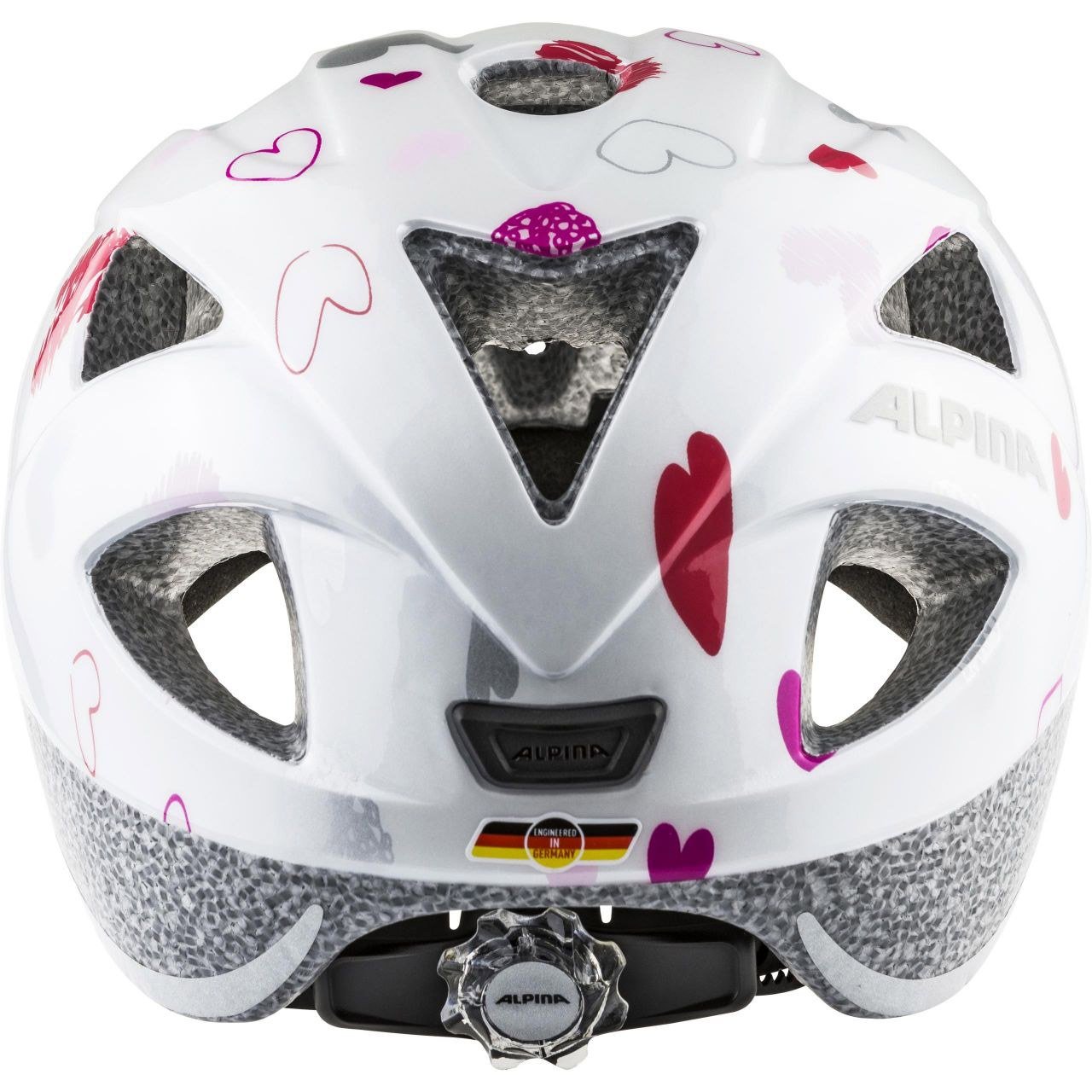 Alpina helm XIMO white hearts gloss 47-51