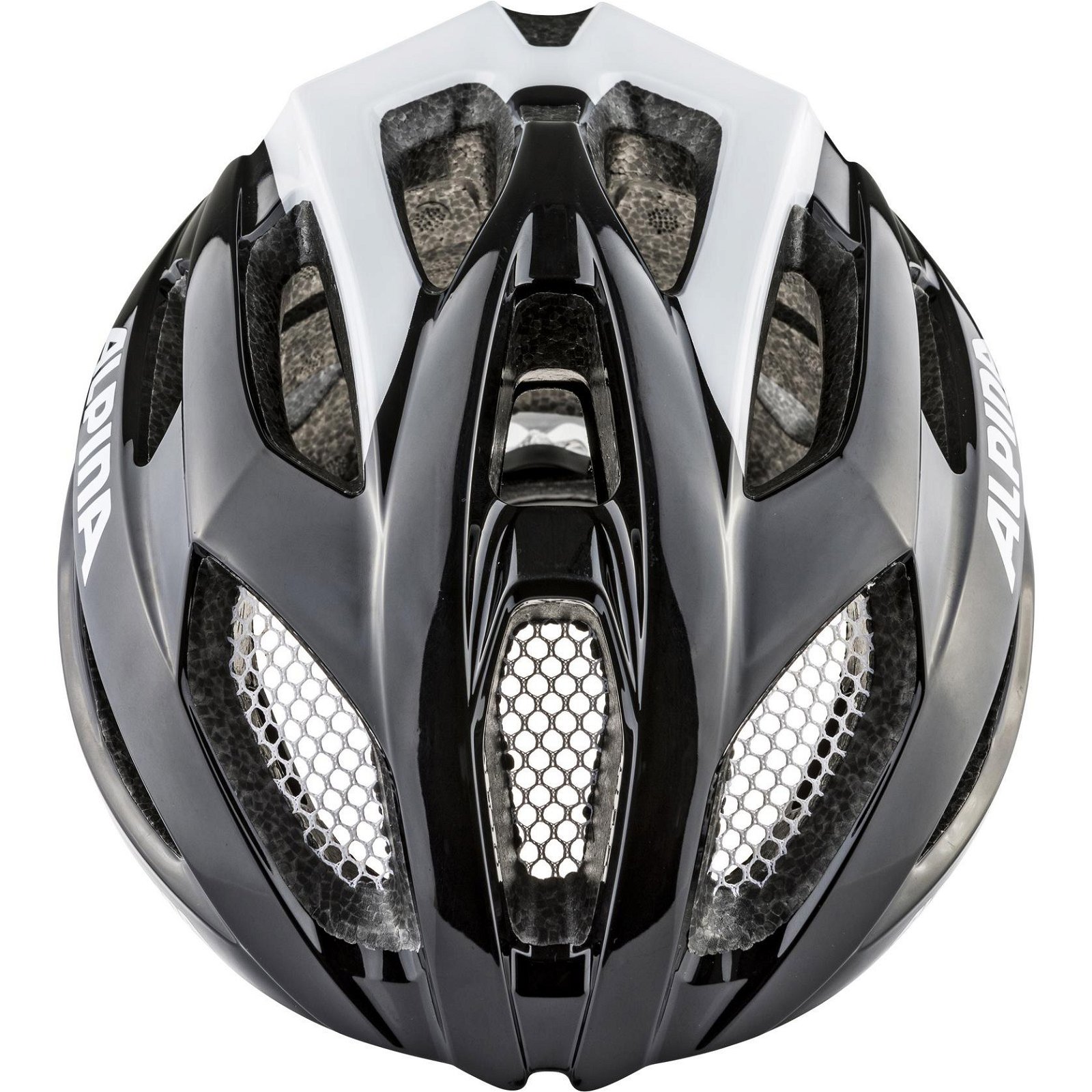 Alpina helm Fedaia black-white 53-58cm