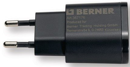 Berner laadstekker 230V / usb 1 amp