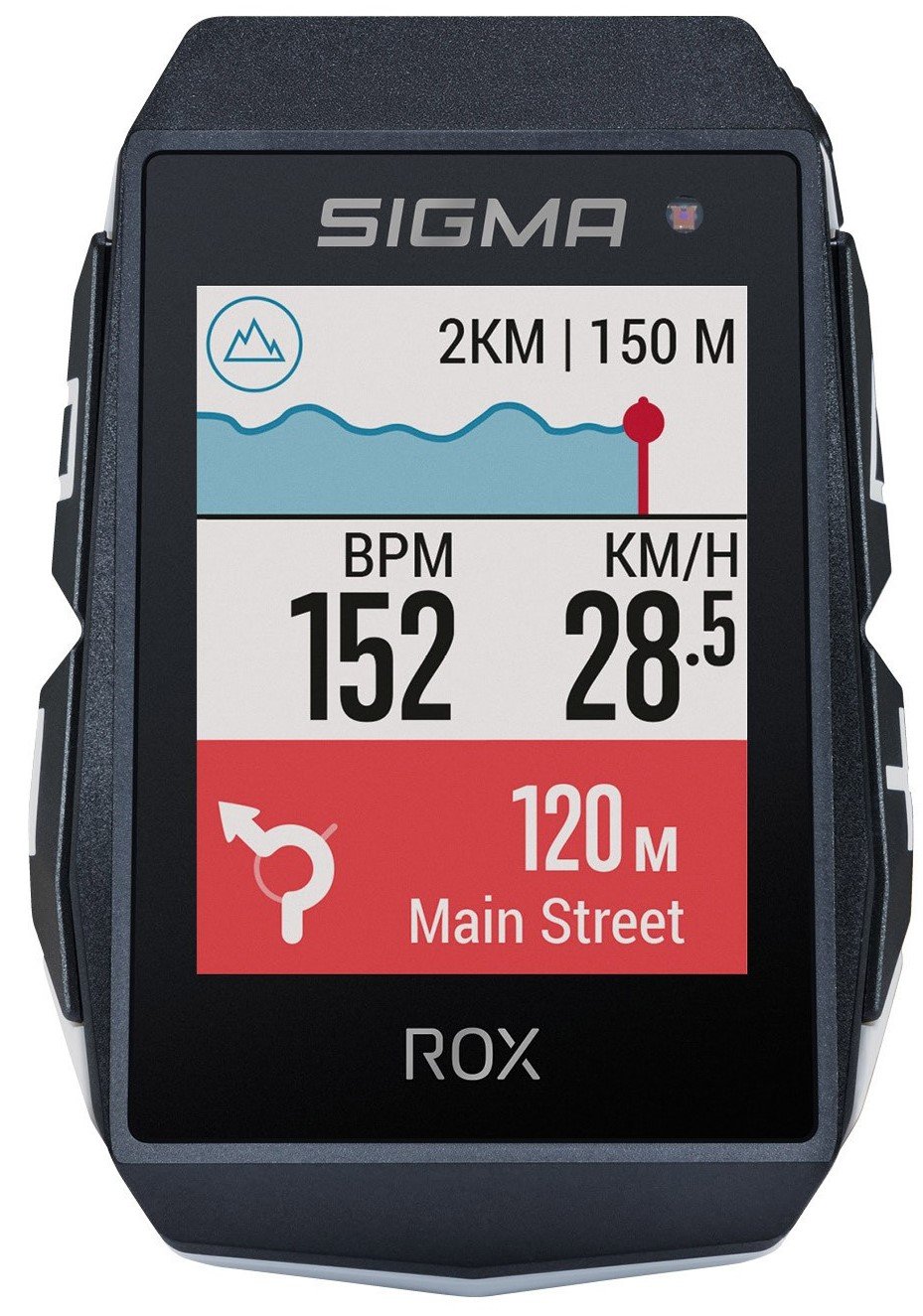 Sigma ROX 11.1 EVO GPS White CAD HR butler, borstb, USB-C