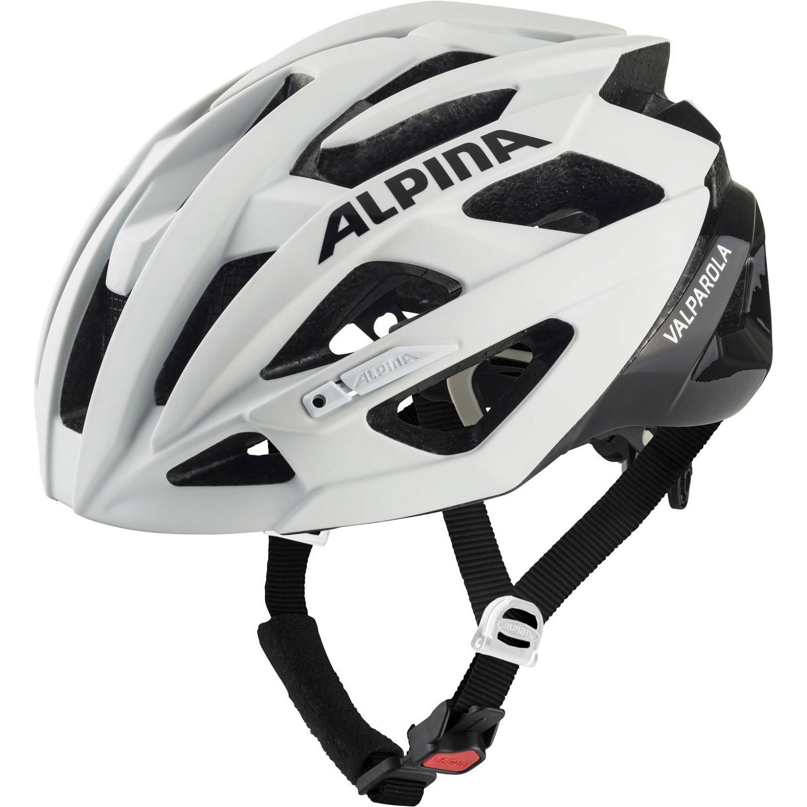 Alpina helm Valparola white-black 51-56cm