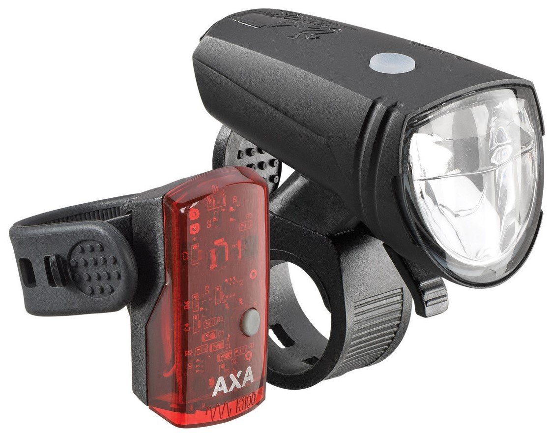 AXA verlichtingsset Greenline 15 USB 15 lux / 1 LED on/off