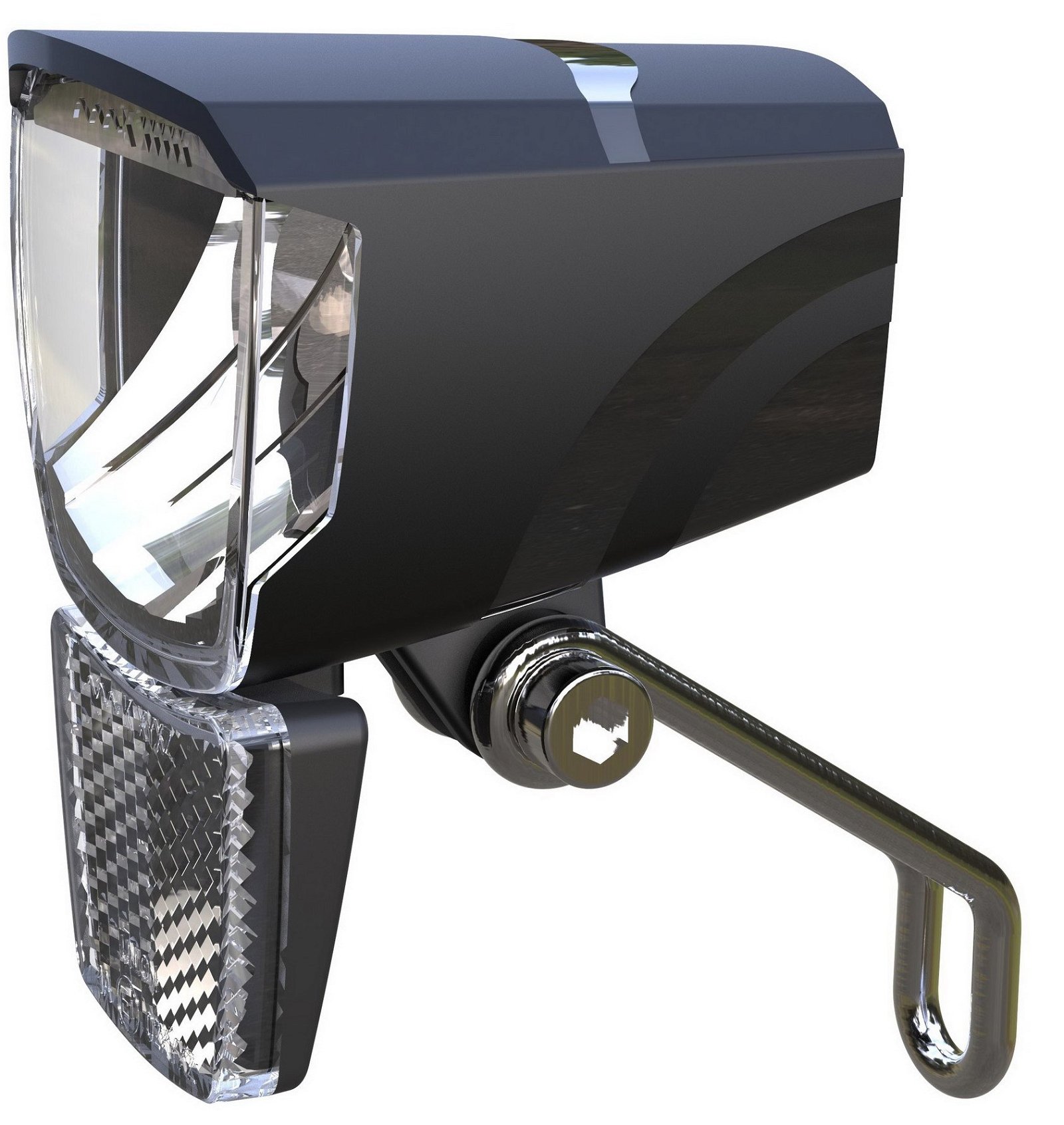 Union LED koplamp E-bike (6-44V) Spark zwart 50 Lux AM