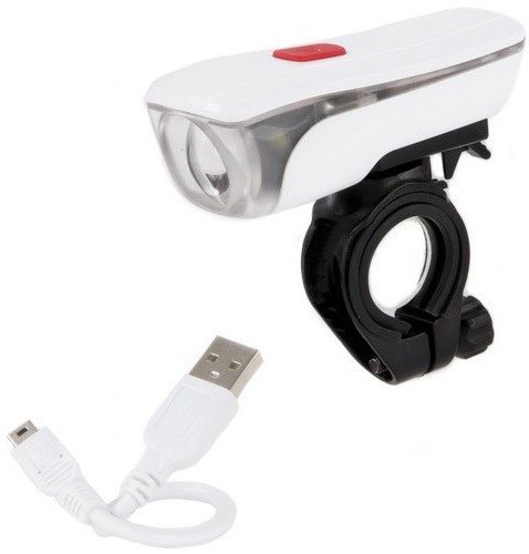 IKZI-Light koplamp Goodnight Ahead" USB oplaadbaar wit