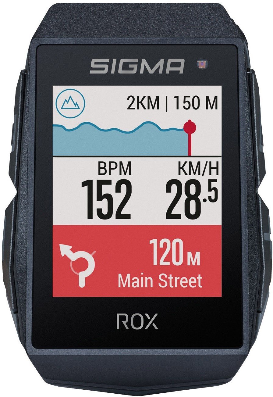 Sigma ROX 11.1 EVO GPS Black CAD HR butler, borstb, USB-C