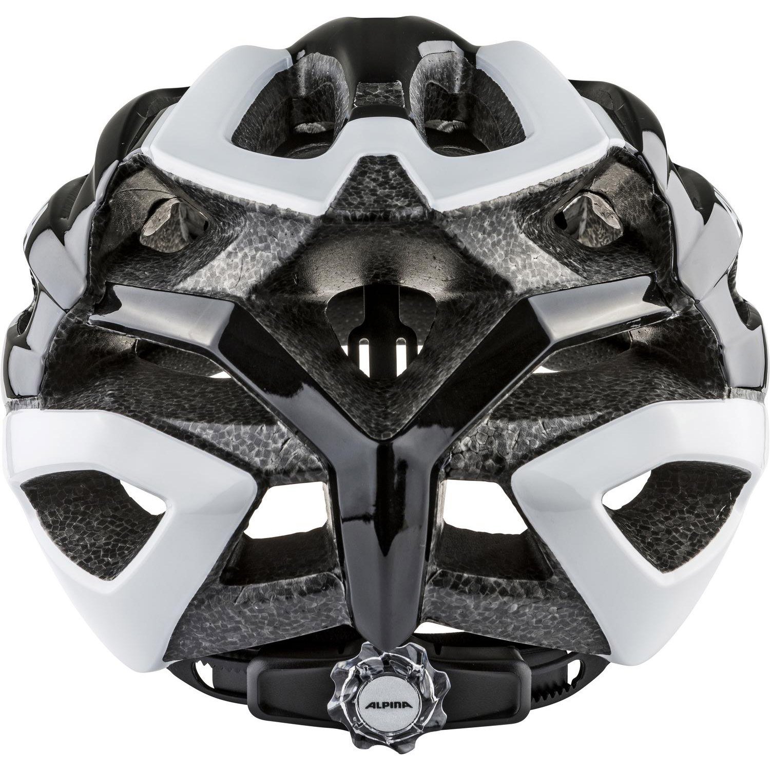 Alpina helm Fedaia black-white 53-58cm