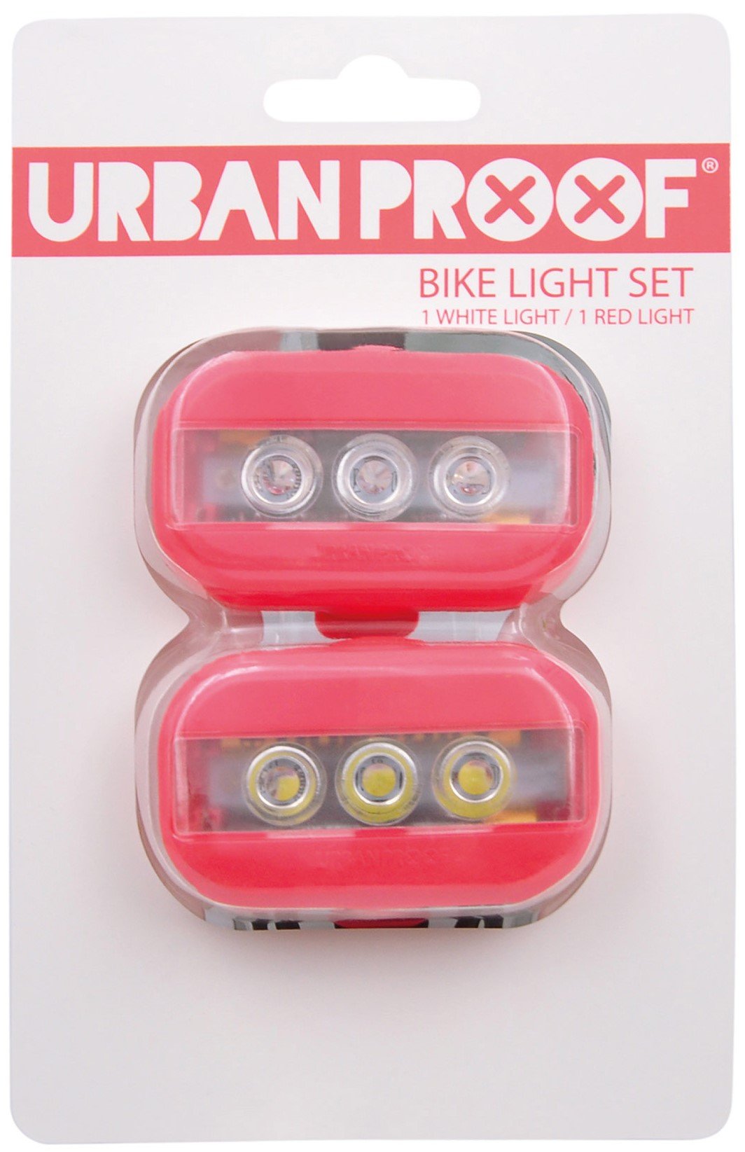 UrbanProof clip lamp set Kreeft rood