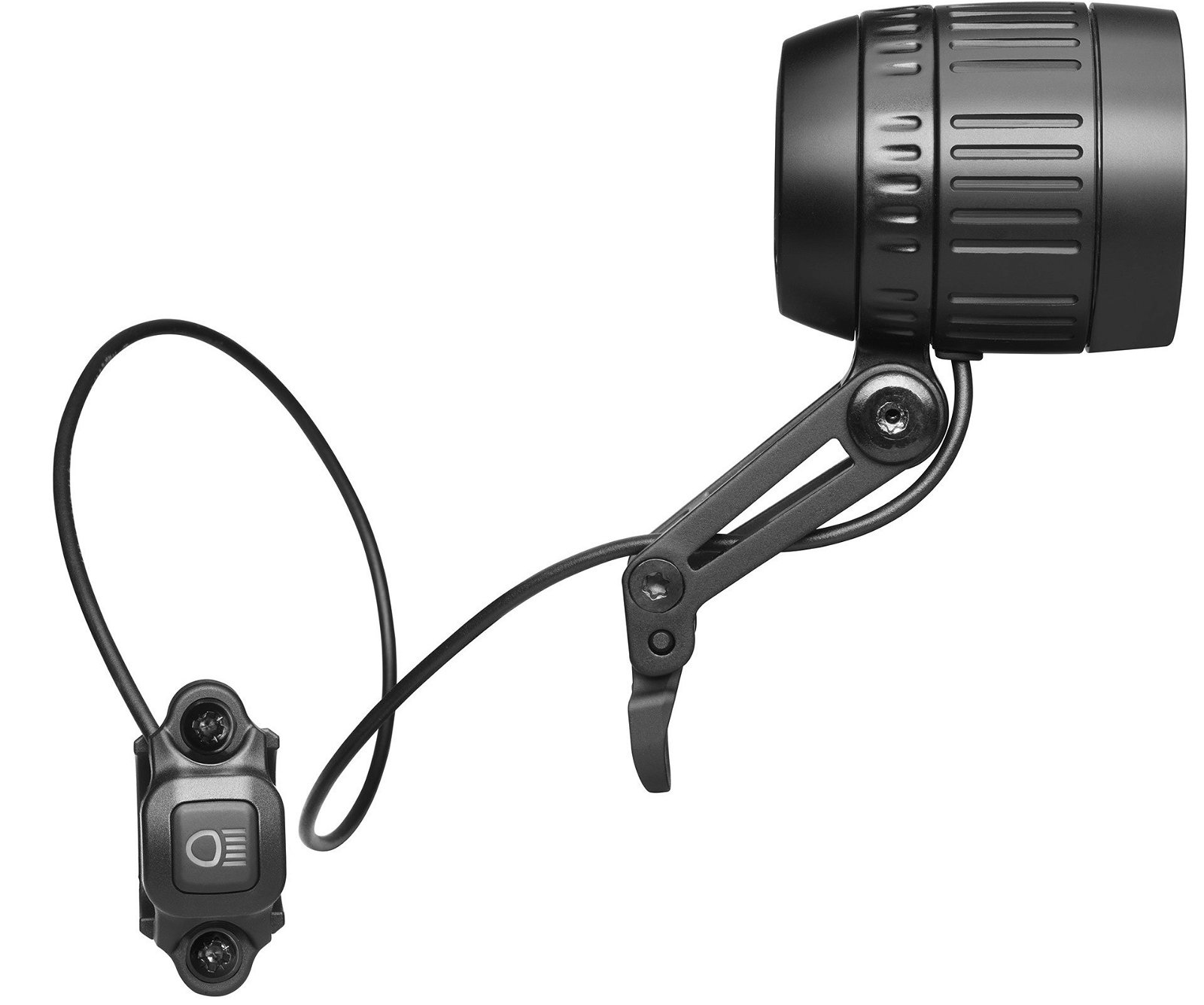 Bumm Lumotec IQ-XM koplamp LED Alu. 80/120 lux zwart