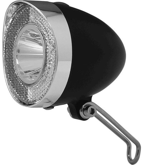 Union LED klassieke batterij koplamp (20 Lux) zwart K-1122