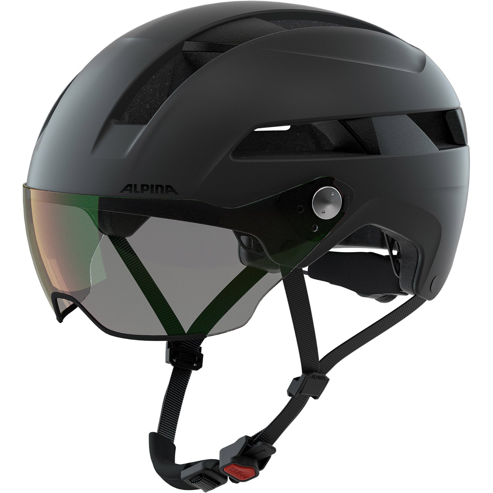 Alpina helm SOHO VISOR V black matt 