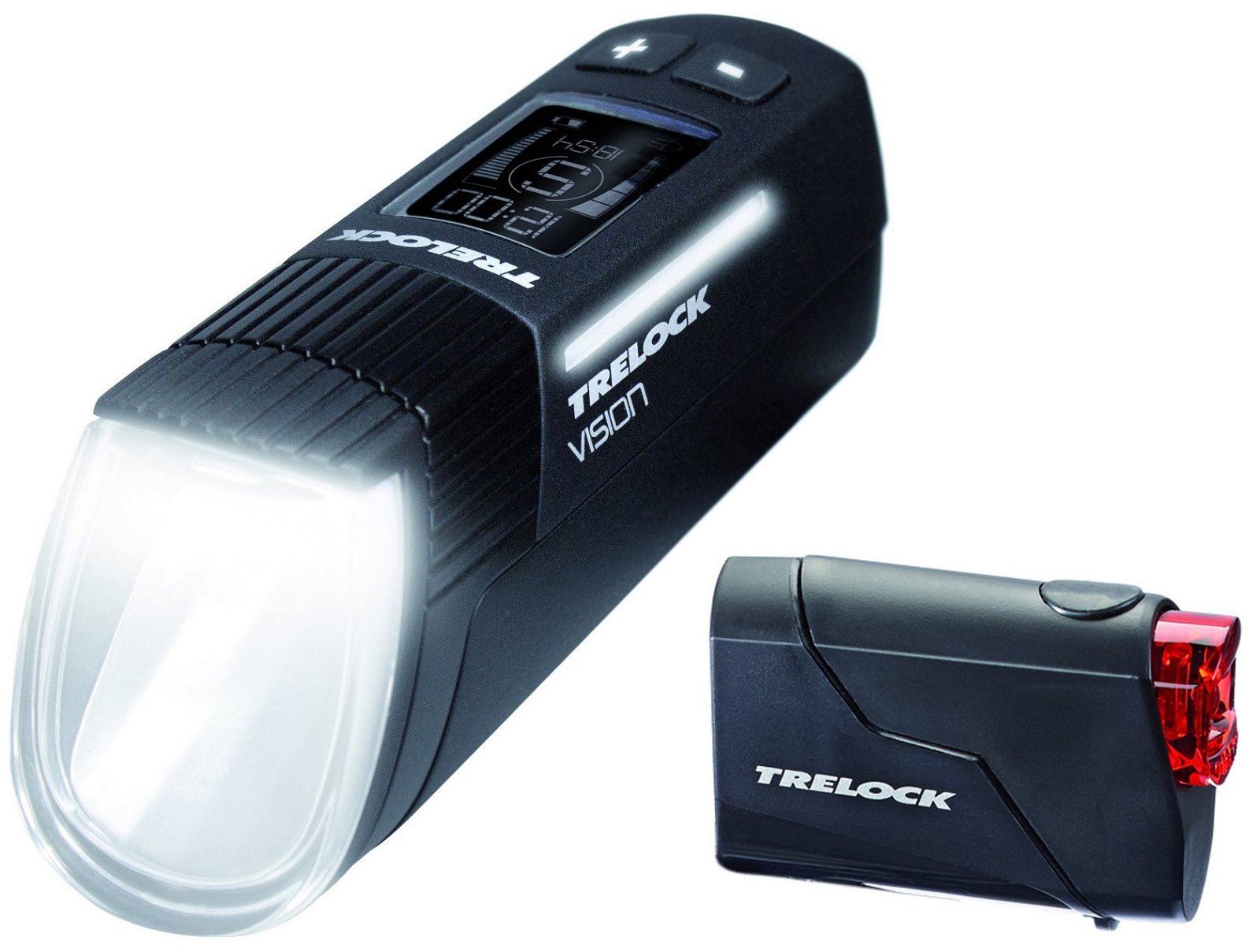 Trelock LS760 I-Go Vision verlichtingsset zwart